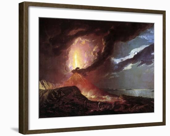 Vesuvius in Eruption, 1776 by Joseph Wright of Derby-null-Framed Photographic Print