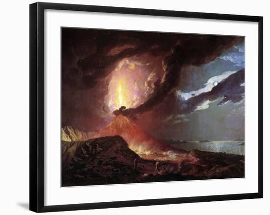 Vesuvius in Eruption, 1776 by Joseph Wright of Derby-null-Framed Photographic Print