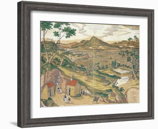 Vesuvius-Joris Hoefnagel-Framed Giclee Print