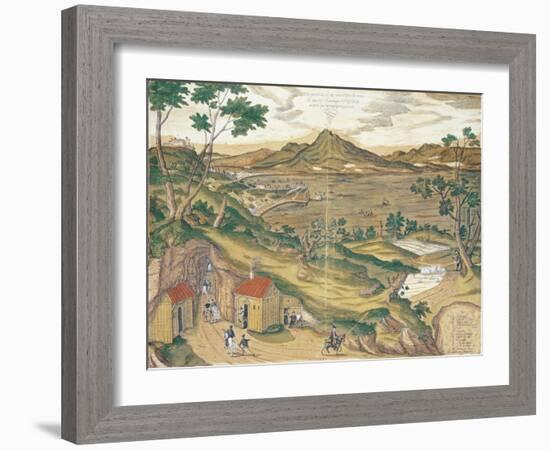 Vesuvius-Joris Hoefnagel-Framed Giclee Print