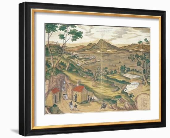 Vesuvius-Joris Hoefnagel-Framed Giclee Print