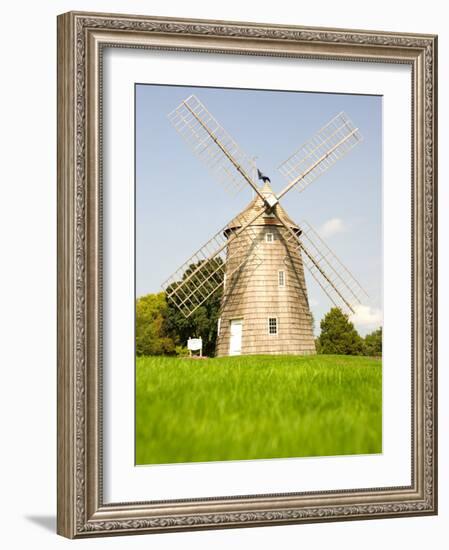 Veteran's Memorial and Wind Mill, East Hampton, New York, USA-Michele Westmorland-Framed Photographic Print