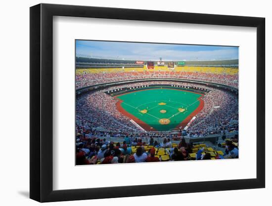 Veteran's Stadium during Major League Baseball game between Phillies and Houston Astros, Philade...-null-Framed Photographic Print