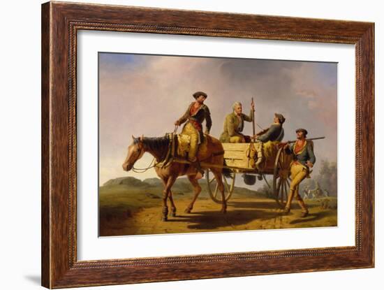 Veterans of 1776 Returning from the War, 1848 (Oil on Canvas)-William Tylee Ranney-Framed Giclee Print