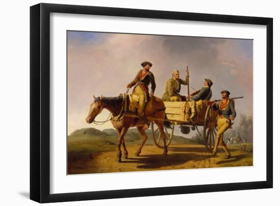 Veterans of 1776 Returning from the War, 1848 (Oil on Canvas)-William Tylee Ranney-Framed Giclee Print
