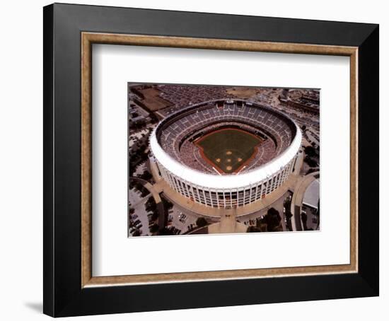 Veterans Stadium - Philadelphia, Pennsylvania (Baseball)-Mike Smith-Framed Art Print