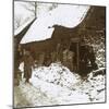 Veterinary station for horses, Calonne, northern France, c1914-c1918-Unknown-Mounted Photographic Print