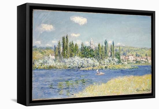 Vetheuil, 1880-Claude Monet-Framed Premier Image Canvas