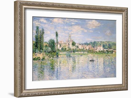 Vétheuil in Summer, 1880-Claude Monet-Framed Premium Giclee Print
