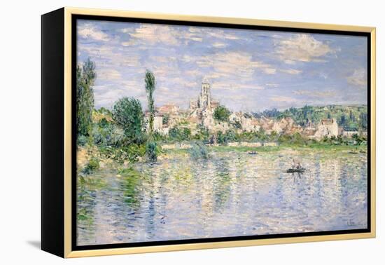 Vetheuil in Summer-Claude Monet-Framed Stretched Canvas