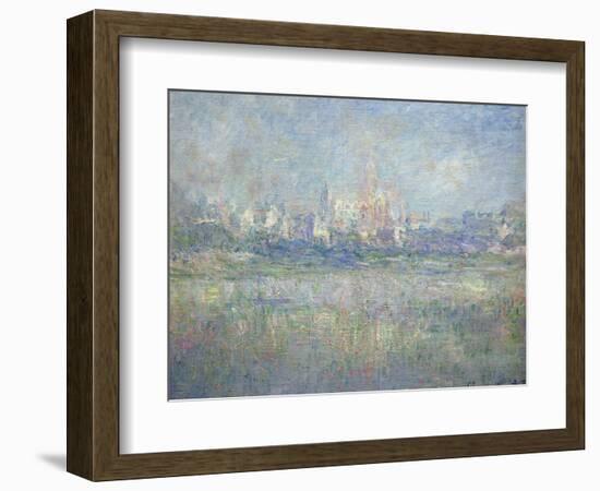 Vetheuil in the Fog, 1879-Claude Monet-Framed Giclee Print