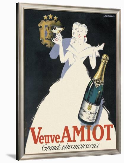 Veuve Amiot, Grands Vins Mousseux-Robert Falcucci-Framed Art Print