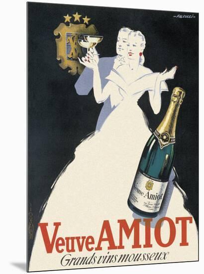 Veuve Amiot, Grands Vins Mousseux-Robert Falcucci-Mounted Art Print