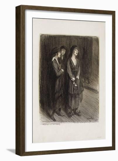 Veuves d'un Louis-Théophile Alexandre Steinlen-Framed Collectable Print