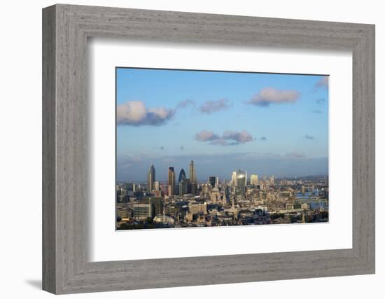 Vew of London Skyline and River Thames from Top of Centre Point Tower across to the Shard-Alex Treadway-Framed Photographic Print