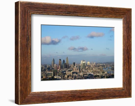 Vew of London Skyline and River Thames from Top of Centre Point Tower across to the Shard-Alex Treadway-Framed Photographic Print