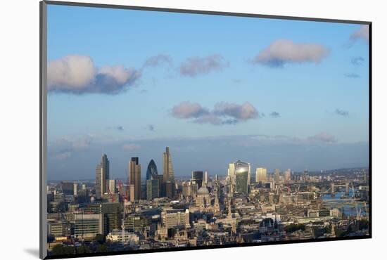 Vew of London Skyline and River Thames from Top of Centre Point Tower across to the Shard-Alex Treadway-Mounted Photographic Print
