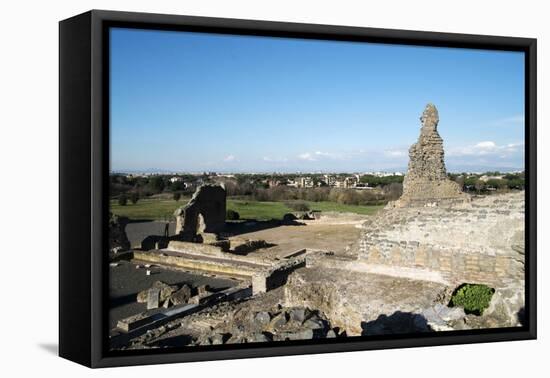 Vew of Rome from the Quintili's Villa Built in the 2nd Century Bc, Rome, Lazio, Italy, Europe-Oliviero Olivieri-Framed Premier Image Canvas