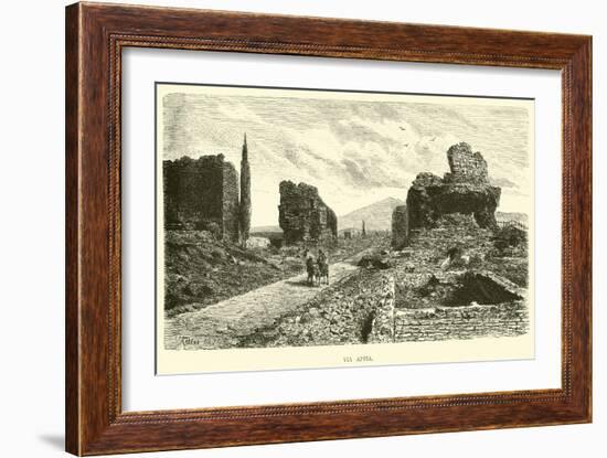 Via Appia-null-Framed Giclee Print