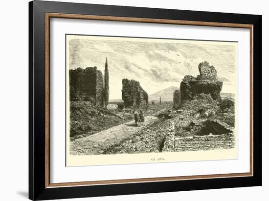 Via Appia-null-Framed Giclee Print