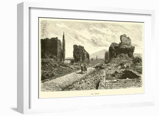 Via Appia-null-Framed Giclee Print