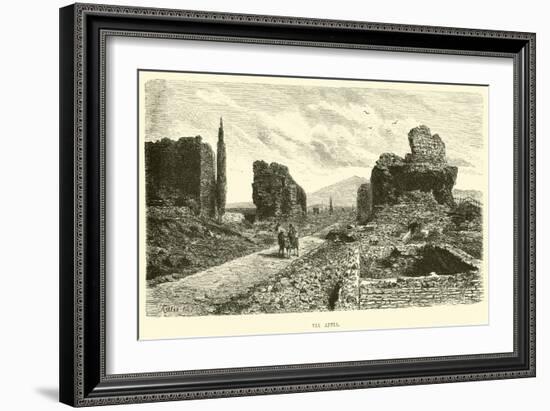 Via Appia-null-Framed Giclee Print