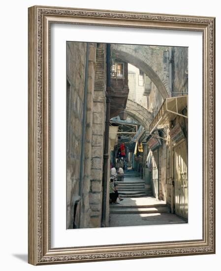 Via Dolorosa, Old City, Unesco World Heritage Site, Jerusalem, Israel, Middle East-Jack Jackson-Framed Photographic Print