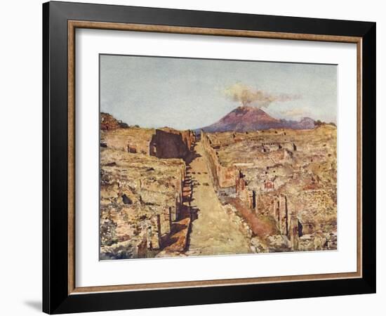 Via Stabia - Pompeii-Alberto Pisa-Framed Art Print