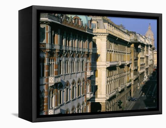 Via XX Setembre, Genoa (Genova), Liguria, Italy-Bruno Morandi-Framed Premier Image Canvas