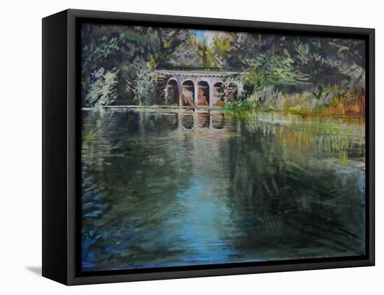 Viaduct Hampstead Heath-John Erskine-Framed Premier Image Canvas