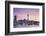 Viaduct Harbour and Sky Tower at Sunset, Auckland, North Island, New Zealand, Pacific-Ian-Framed Photographic Print