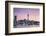 Viaduct Harbour and Sky Tower at Sunset, Auckland, North Island, New Zealand, Pacific-Ian-Framed Photographic Print