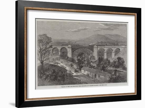 Viaduct on the Lime Branch of the Lancaster and Carlisle Railway-Richard Principal Leitch-Framed Giclee Print