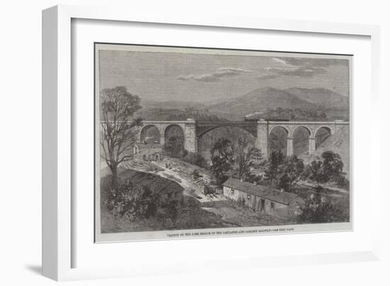 Viaduct on the Lime Branch of the Lancaster and Carlisle Railway-Richard Principal Leitch-Framed Giclee Print