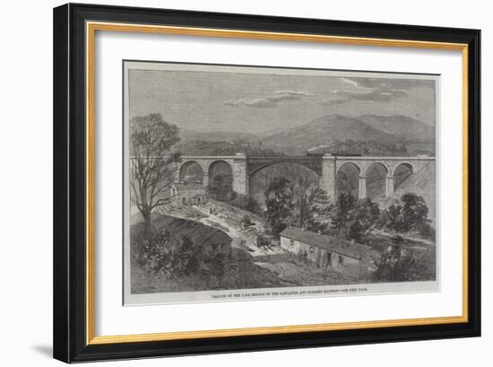 Viaduct on the Lime Branch of the Lancaster and Carlisle Railway-Richard Principal Leitch-Framed Giclee Print