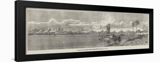 Viaduct on the Madras Railway across the River Poiney, in Arcot-Richard Principal Leitch-Framed Giclee Print