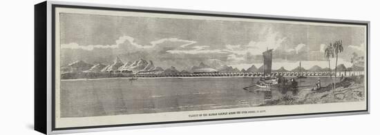 Viaduct on the Madras Railway across the River Poiney, in Arcot-Richard Principal Leitch-Framed Premier Image Canvas