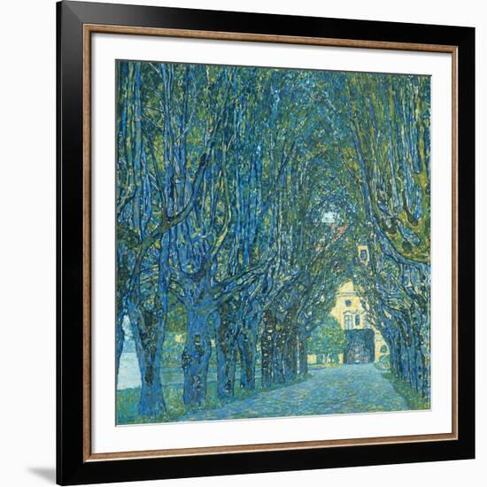 Viale Alberato-Gustav Klimt-Framed Art Print