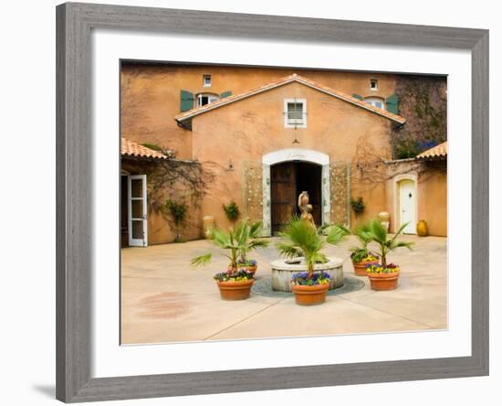 Viansa Winery, Sonoma Valley, California, USA-Julie Eggers-Framed Photographic Print