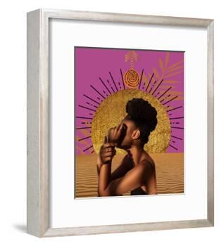 Vibing in the Universe-Yvonne Coleman Burney-Framed Art Print