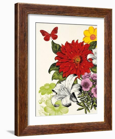 Vibrant Blossoms-Devon Ross-Framed Art Print