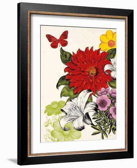 Vibrant Blossoms-Devon Ross-Framed Art Print