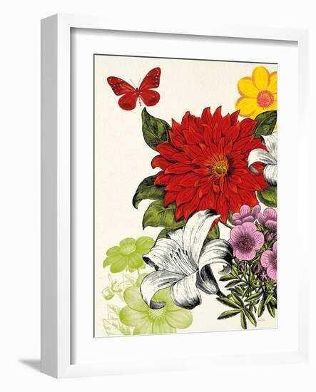 Vibrant Blossoms-Devon Ross-Framed Art Print