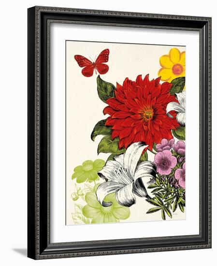 Vibrant Blossoms-Devon Ross-Framed Art Print