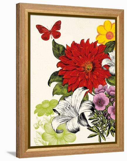 Vibrant Blossoms-Devon Ross-Framed Stretched Canvas