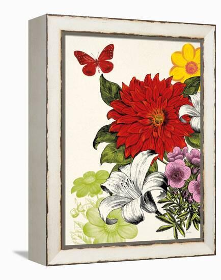 Vibrant Blossoms-Devon Ross-Framed Stretched Canvas