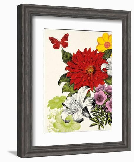 Vibrant Blossoms-Devon Ross-Framed Art Print