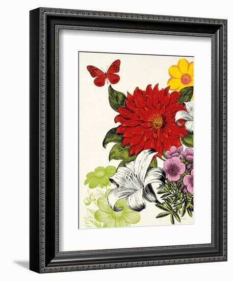 Vibrant Blossoms-Devon Ross-Framed Art Print