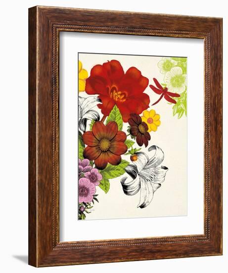 Vibrant Bouquet-Devon Ross-Framed Art Print