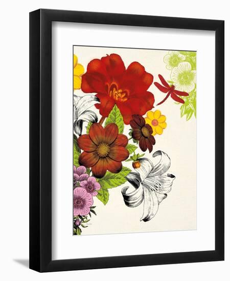 Vibrant Bouquet-Devon Ross-Framed Art Print